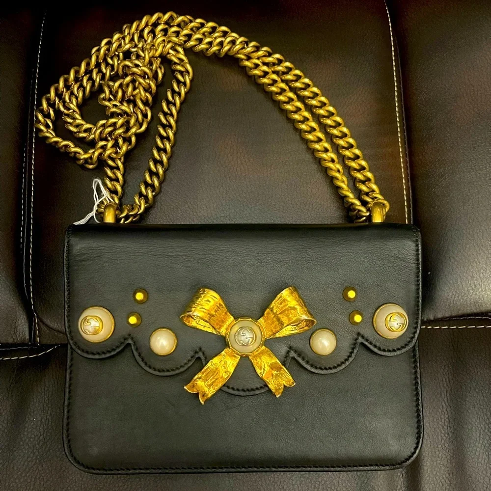 Gucci Pearly Peony Handbag - Picture 1 of 11